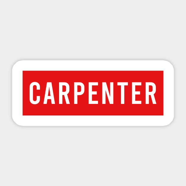 Carpenter Sticker by Saytee1